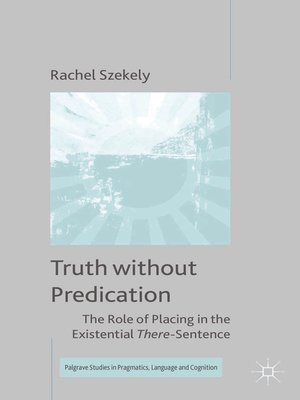 cover image of Truth without Predication